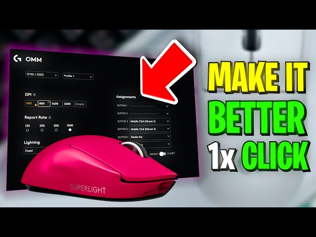 How To Make Your LOGITECH Mouse EVEN Better! (Reduce Delay)
