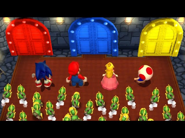 Mario Party 9 - All Minigames with Sonic (Master Difficulty)