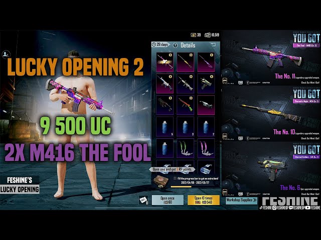 NEW LUCKY CRATE OPENING 2 | FOOL M416 CRATE OPENING | UPGRADED GUN | JOKER M416 CRATE OPENING