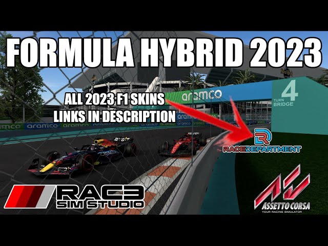 RSS Formula Hybrid 2023 Skins | All F1 Teams | Links and Custom Grid Download