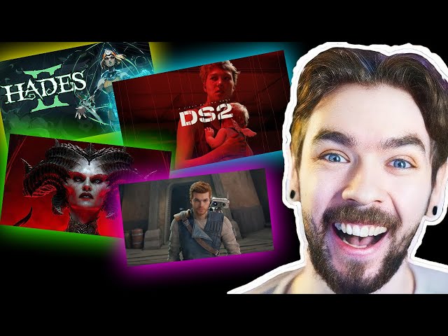 Jacksepticeye Reacts to Trailers for Upcoming Games