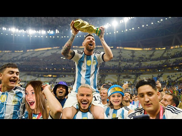 WE WENT TO THE WORLD CUP FINAL! MESSI SAW US 👀🤯
