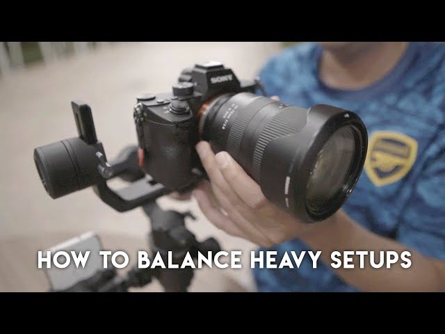 DJI Ronin SC Tutorial: Balance any BIG and HEAVY camera setups! (Canon 550d)