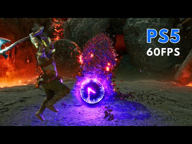 Kratos vs Flame phantom (1080p, 60fps) | God of War Ragnarok