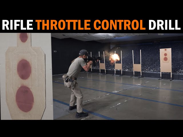 Throttle Control Rifle Drill Vertical Variation