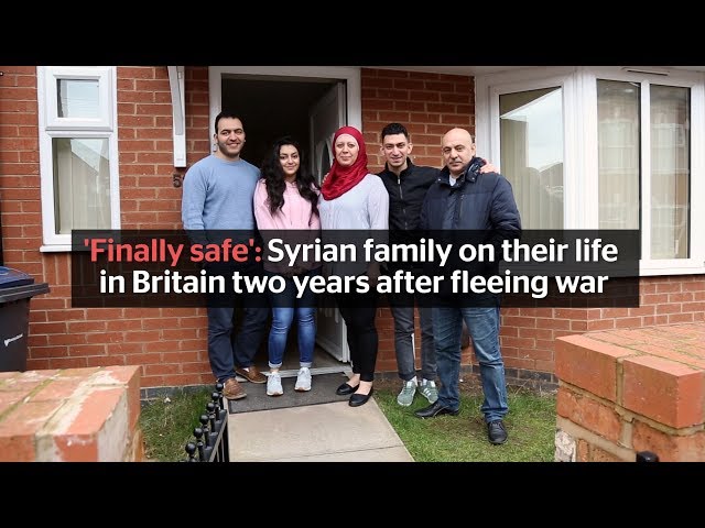 ‘Now we finally feel safe’: Syrian family talk about life in the UK after fleeing war