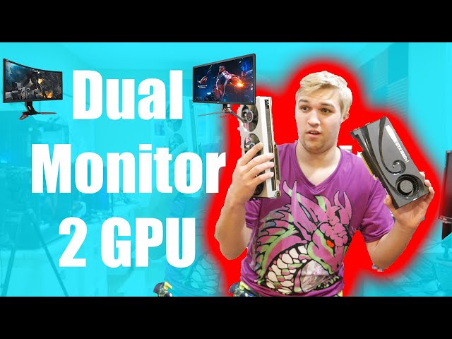 Can you use 2 graphics cards with 2 monitors