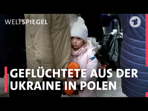 Hotspot für Flüchtlinge aus der Ukraine – Bahnhof Przemyśl in Polen