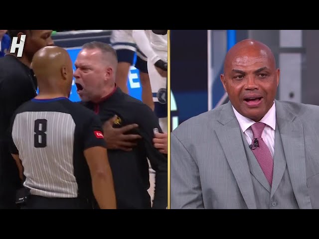 Inside the NBA reacts to Mike Malone Yelling at Referee in Game 2