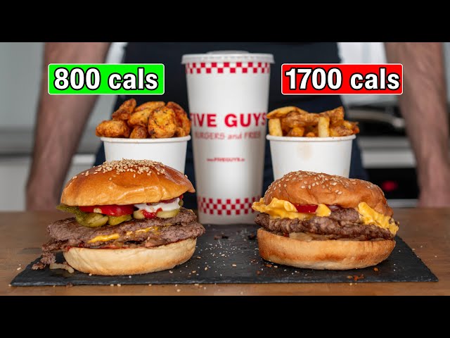 How To Make A Low Calorie Five Guys Burger That Still Tastes Good