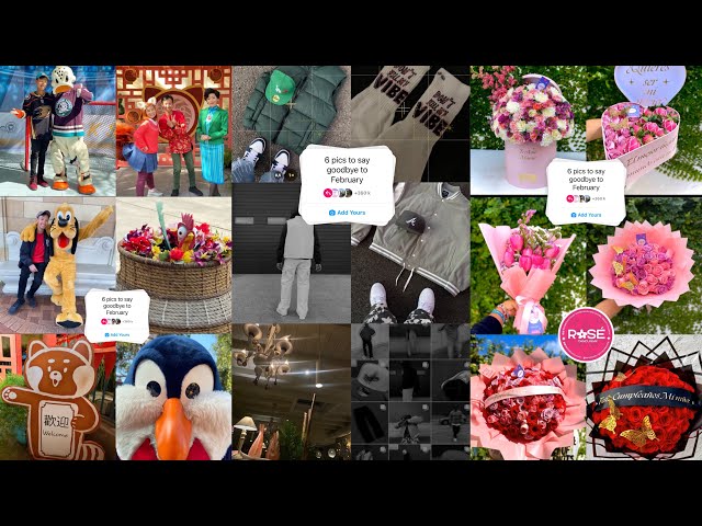 6 pics to say goodbye to February Instagram chain story | viral add yours sticker | add yours trend