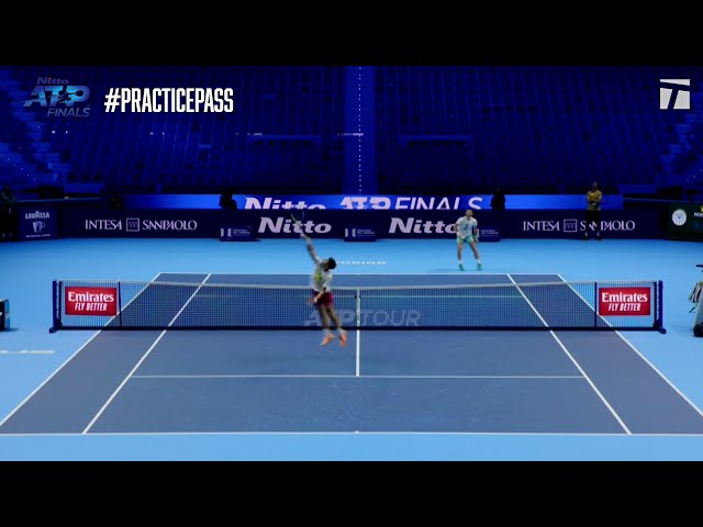 Novak Djokovic & Carlos Alcaraz Full Practice ATP Finals 2023 | Practice Pass