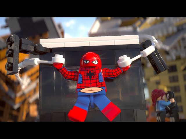 Lego Spooder-Man | Blender Animation