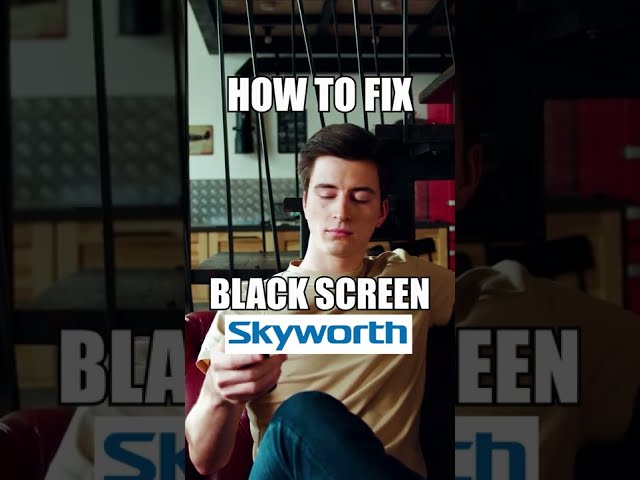 Black Screen on a Skyworth TV? Do this! 📺 #Shorts
