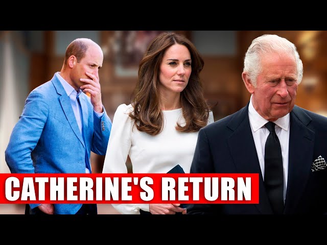 The RETURN of Princess Catherine and a CONVERSATION between Prince William and King Charles III