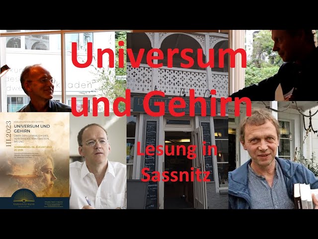 Universum und Gehirn - Lesung in Buchhandlung (German)