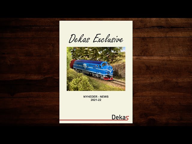 Dekas Exclusive News 2021-22 – Model railway, Catalogues