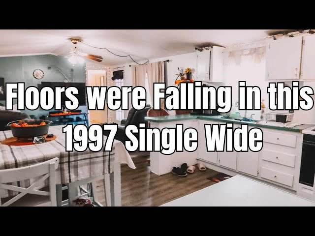 1997 SINGLE WIDE MOBILE HOME REMODELING ON BUDGET // BEFORE & AFTER // REMODEL HOME PROJECTS PLANS