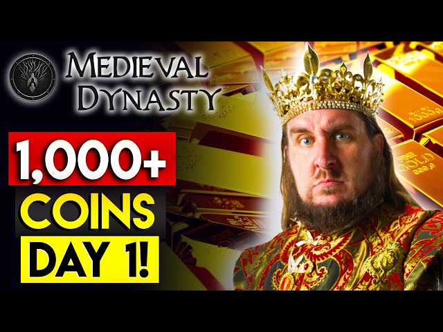 Medieval Dynasty - 1,000+ Coins ON DAY 1!!! The Oxbow