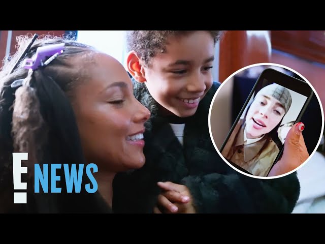 Watch Billie Eilish’s Sweet Message to Alicia Keys' Son Genesis | E! News