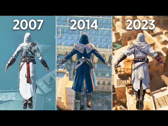 Jumping From the Highest Points in Assassin's Creed Games