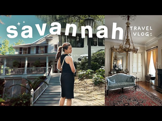 vlog | a few days in savannah, georgia (touring wedding venues!)