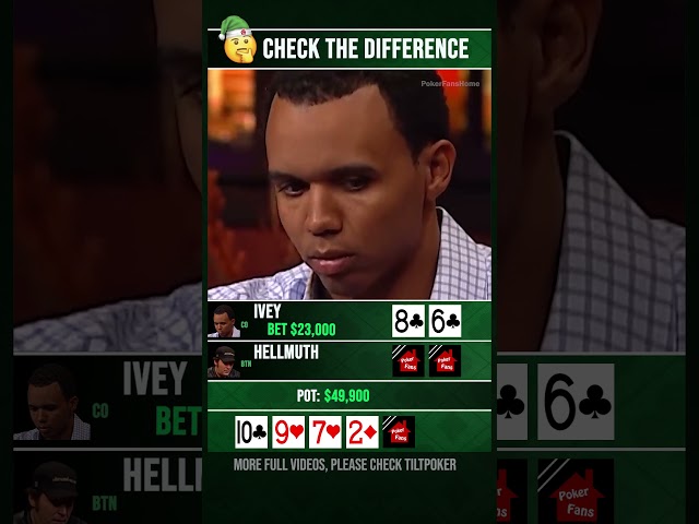 Difference Phil Ivey 27 #poker