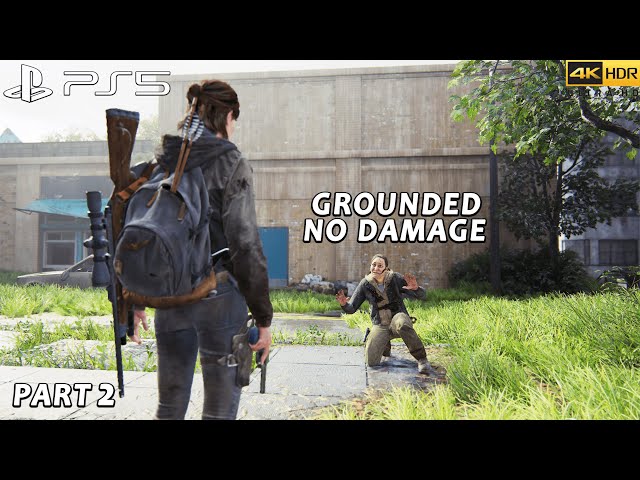 The Last of Us 2 Remastered PS5 Aggressive & Stealth Gameplay - Seattle Day 1 ( GROUNDED/NO DAMAGE )