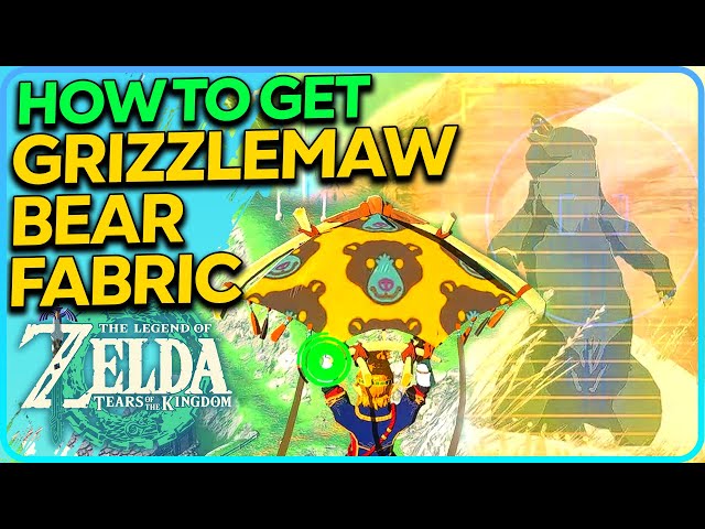 How to Get Grizzlemaw-Bear Fabric Paraglider Zelda Tears of the Kingdom