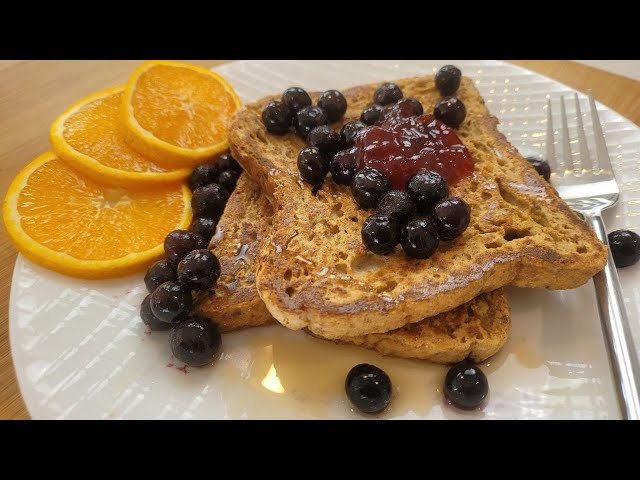 HOW To Make Cafe-Style EGGLESS FRENCH TOAST - I Can't Stop Eating This!