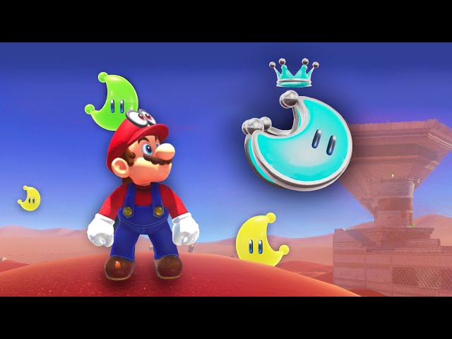 Mario Odyssey but all the Moons are wrong (also its a race)