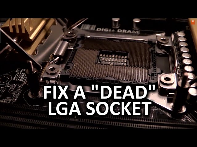 LGA 2011 Socket Pin Repair Vlog - Fix a "Dead" Motherboard