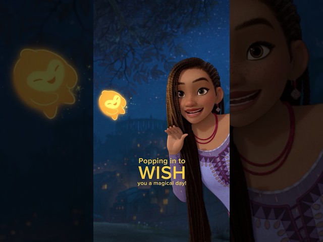Asha and Star shine so bright! 🌟 Don’t miss Disney’s #Wish on Disney+ now. #Shorts