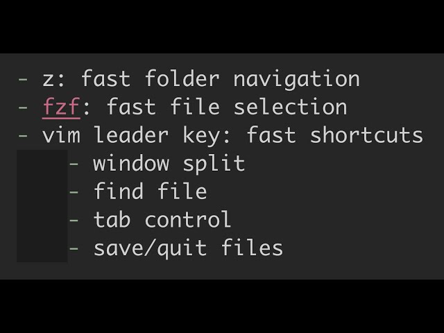 Increase terminal productivity with z, fzf, and vim shortcuts