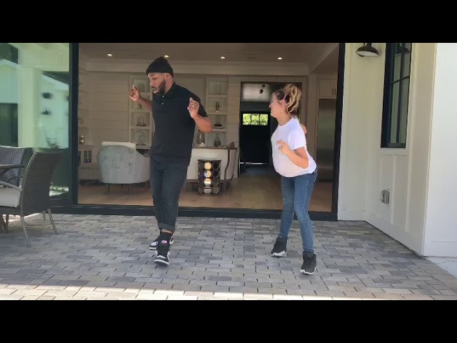 tWitch and Allison Holker dance to "September" by Earth Wind and Fire (34 Weeks Pregnant)