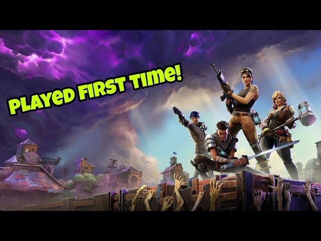 Fortnite Livestream (Playing first time)