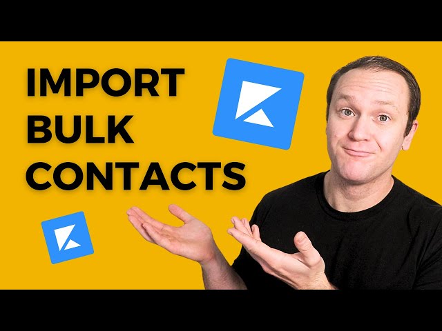 Kajabi Tutorial: Bulk Importing Contacts Made Easy