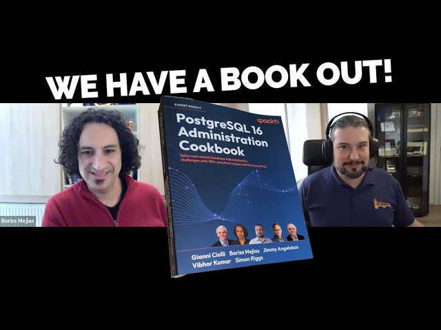 We have a BOOK out! 📘 PostgreSQL 16 Administration Cookbook