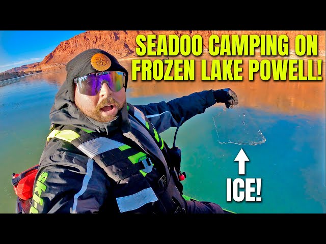 Jet Ski Camping on FROZEN Lake Powell with a SeaDoo Explorer Pro!