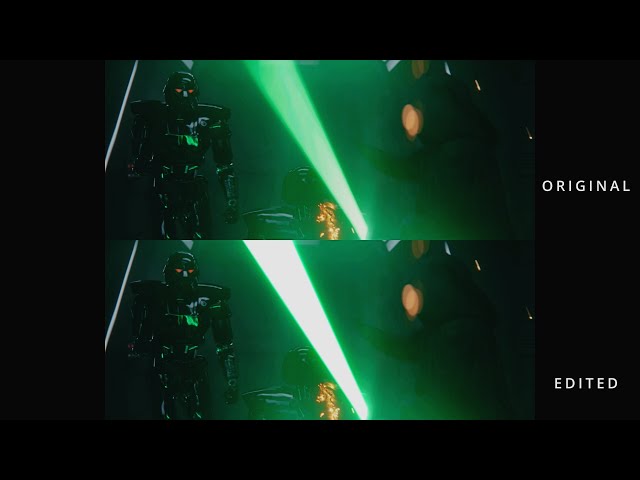Luke's lightsaber Motion Blur Test | The Mandalorian Fan Edit