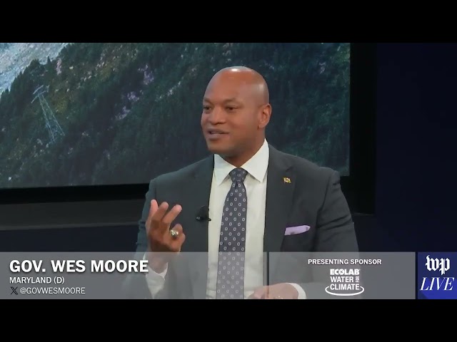 Governor Wes Moore on Maryland climate agenda