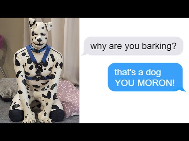 r/Facepalm "Why are you barking?" "THATS A DOG YOU MORON!"