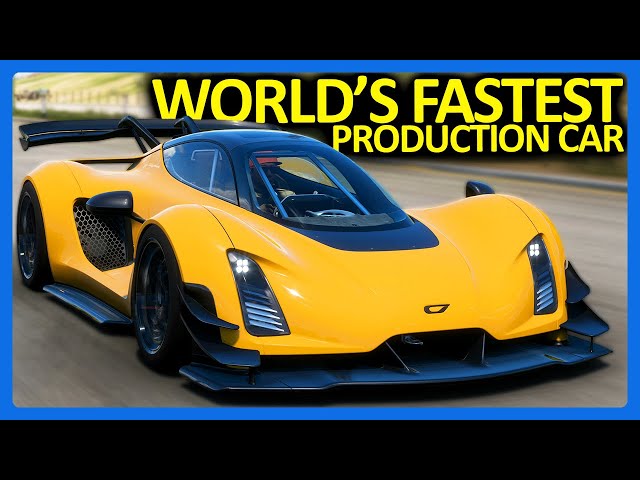 Forza Horizon 5 : World's FASTEST Production Car!! (FH5 American Car Pack)
