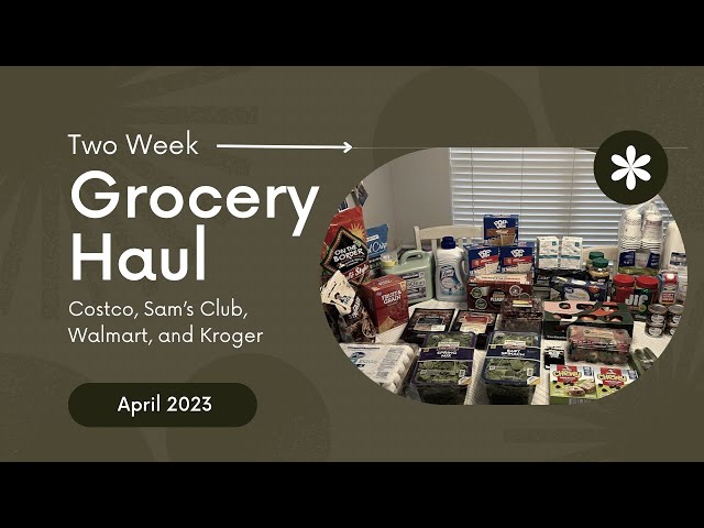 First Grocery Haul for April 2023 | Shop With Me