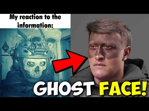 Simon Ghost Riley Face reveal - Underneath the mask! (Modern Warfare 2 Ghost Face Unmasked MW2 Ghost
