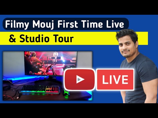 Filmy Mouj LIVE 🛑 NEW STUDIO TOUR