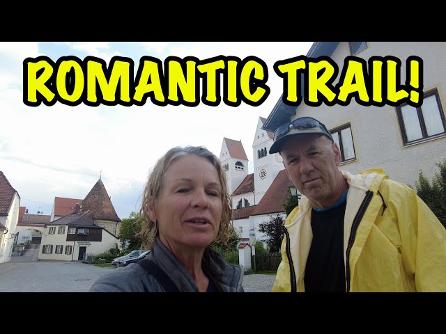GERMAN BIKE TOUR | We take the Romantic Trial bike ride to visit a BEAUTIFUL Church.