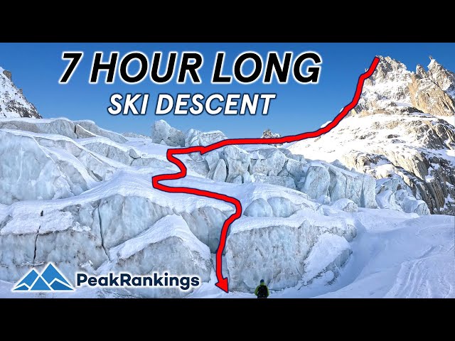 World’s Longest Ski Run: Vallée Blanche in Chamonix, France