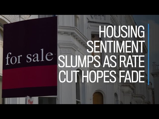 Housing sentiment slumps as rate cut hopes fade