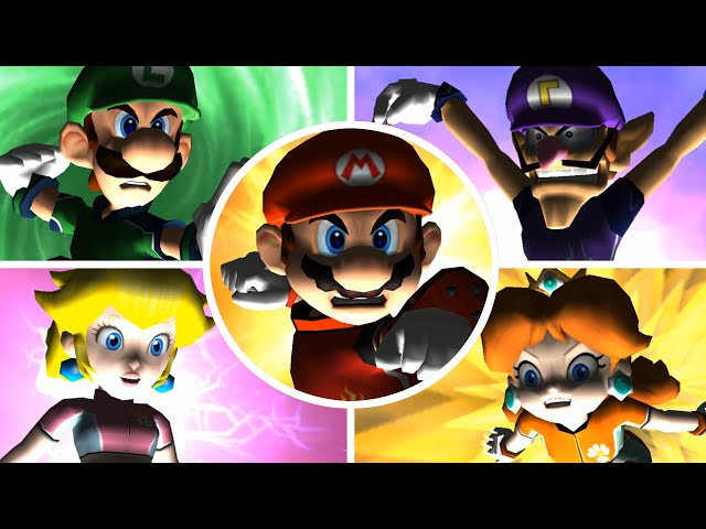 Super Mario Strikers - All Super Strikes